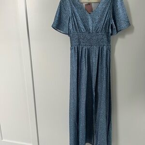 Chic Blue Maxi Dress